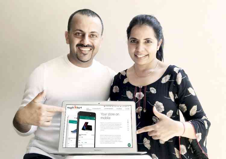 Mohali couple’s COVID innovation – an app to help business go online in 7 days