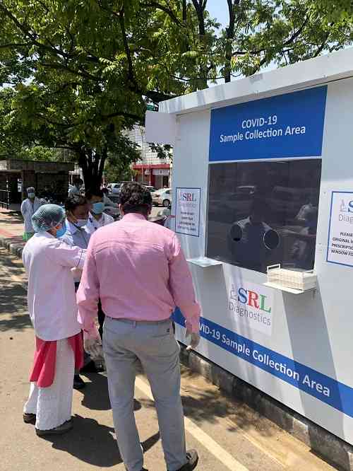 SRL Diagnostics launches first drive-thru for COVID 19 sample collection in Chandigarh