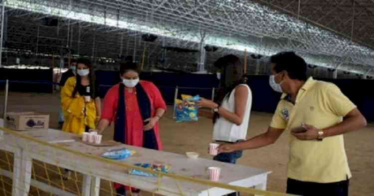 Radhaswami Satsang Parour came forward to help people during corona pandemic