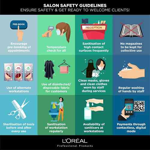 L’Oréal develops ‘back to business’ safety guidelines for salons in India