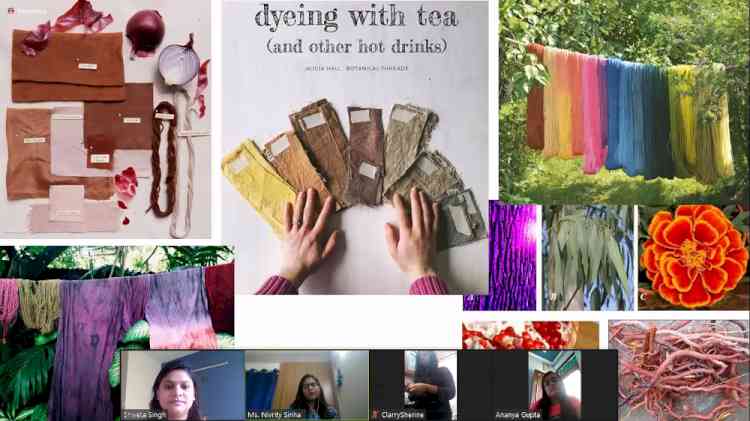 Students at Vogue Institute of Art and Design create natural dyes from waste this World Environment Day