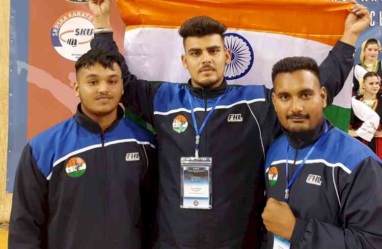 Karanveer Singh makes India proud by winning Gold in Karate
