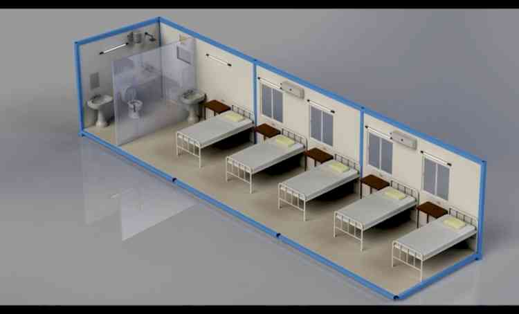 Tata Steel’s Nest-In producing isolation and quarantine cabins for covid-19 treatment facilities