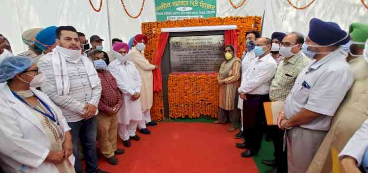 Health and Family Welfare Minister laid foundation stone of mother child hospital at Jagraon today