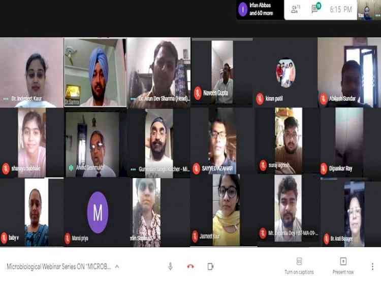 Webinar on microbes for human welfare