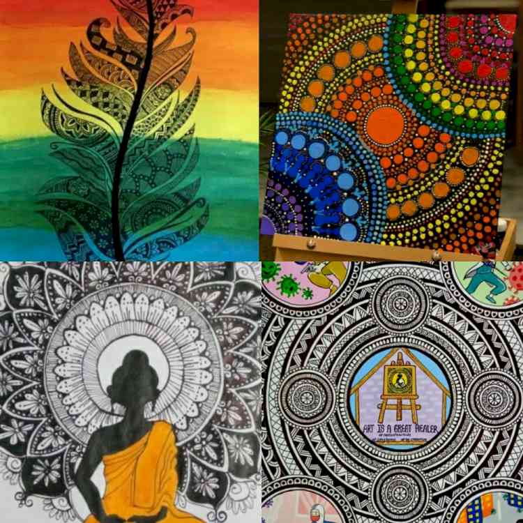 International online mandala art competition organized by Home Science