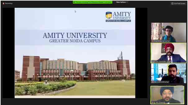 Amity University conducts online career counselling session for students and their parents