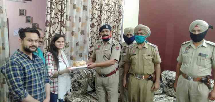 Ferozepur police facilitate guy to celebrate his fiancé's birthday