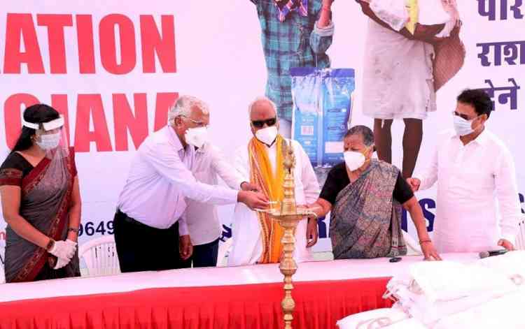 Narayan Seva Sansthan launched free ration scheme for workers, impacted by Covid-19
