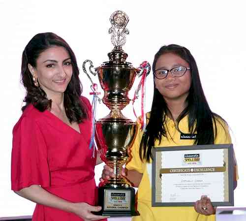 Shrivalli wins national champion of Classmate Spell Bee