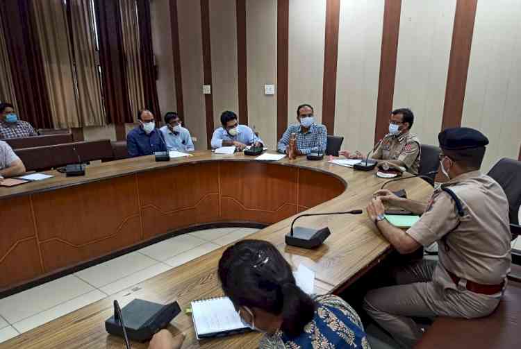 Review meeting related to necessary arrangements in containment zones held