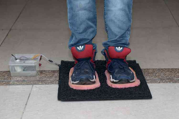 CT University develops sanitizing mat for shoes