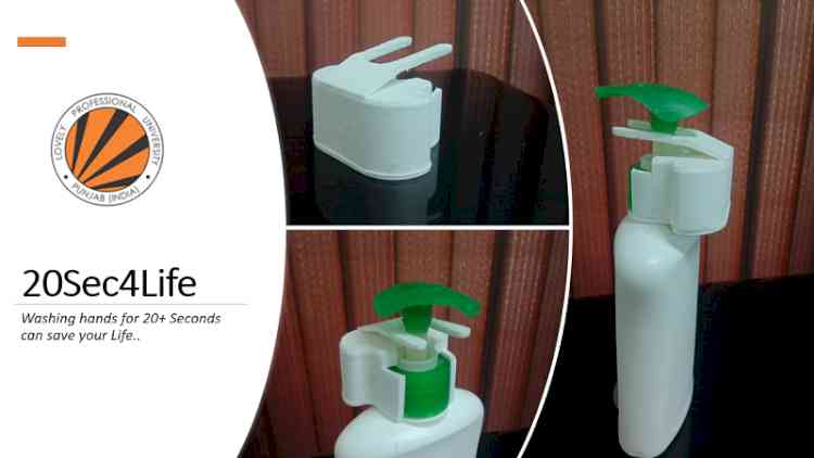 LPU Scientists develop IoT Device to ensure people wash hands for 20 Seconds