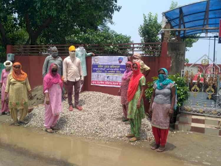 Sarpanches and panches continue to create awareness regarding “Mission Fateh” in different villages of Ludhiana district 