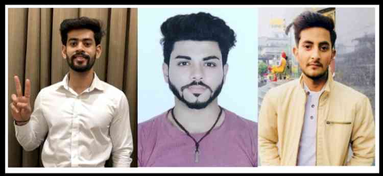 3 DAVIET students selected for  Byju’s at 10lpa
