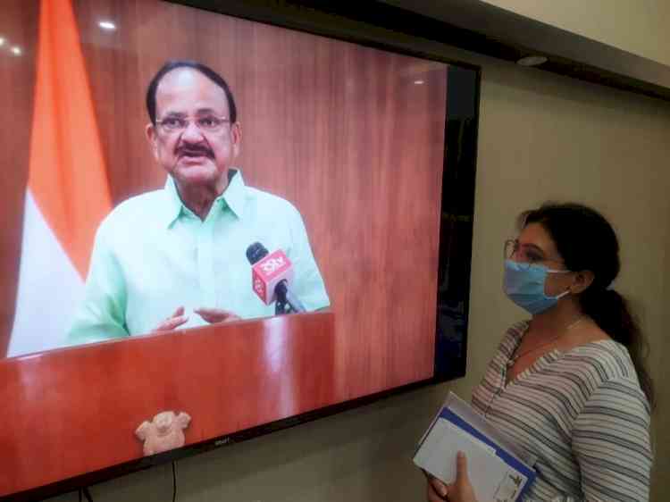 Ludhiana Architects attend online address by Vice President of India 