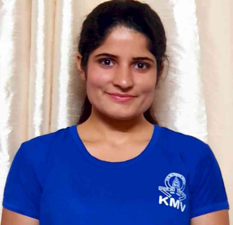 KMV’s Pawanpreet Kaur bag laurels at national level