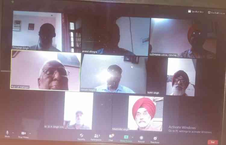 Online expert session on financial planning conducted by The Institution of Engineers (India), Ludhiana Local centre