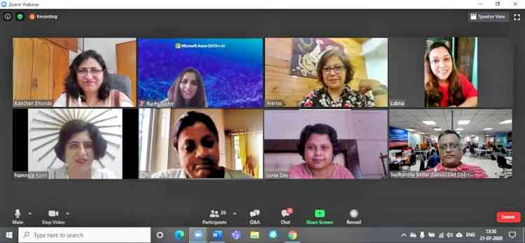 Women entrepreneurs and leaders discuss gender related issues at NASSCOM CoE – IOT and AI webinar    