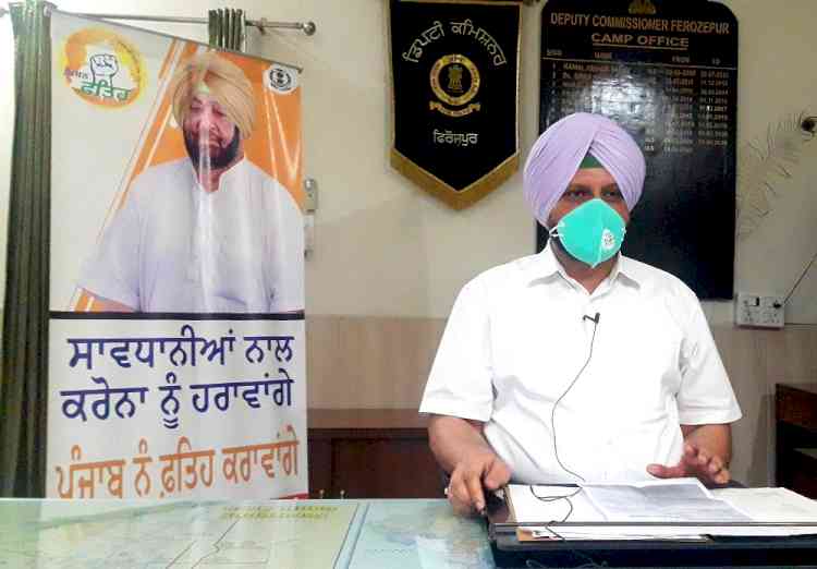 14,227 samples tested negative in Ferozepur and 122 patients recovered, says DC