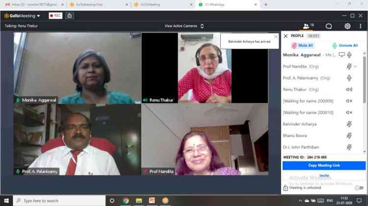 Philosophy of Swami Vivekananda for Youth discussed at PU webinar