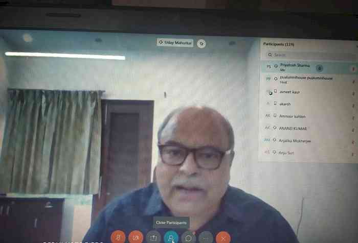 Web lecture by Uday Mahurkar at PU