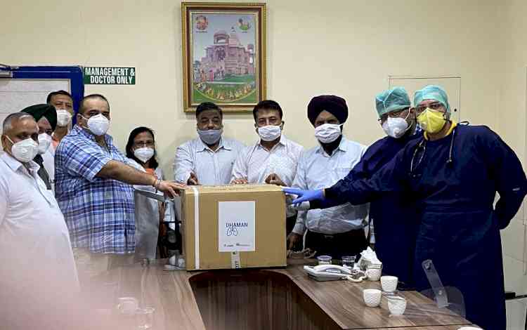 Ventilator donated to Shree Rama Charitable Hospital