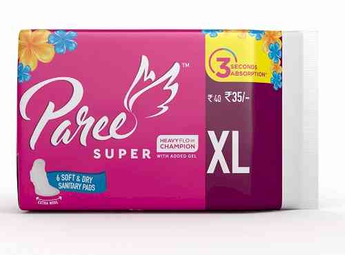 Paree launches heavy flow champion sanitary pads