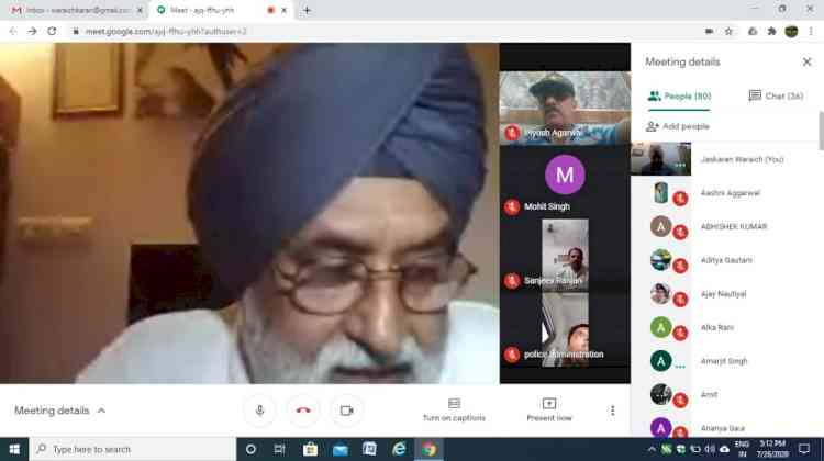 Special webinar to commemorate “Kargil Vijay Diwas” at Panjab University