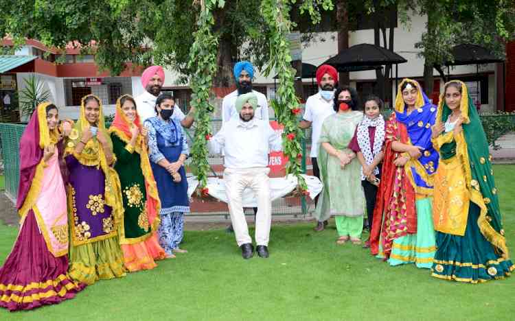 Punjabi cultural festival of `Teeyan Da Mela’ celebrated at Lyallpur Khalsa College 