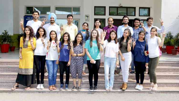 Final semester students of CGC Jhanjeri shine