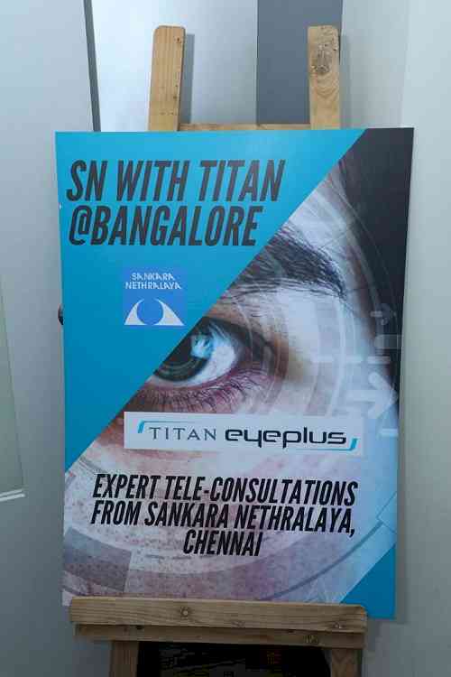 Titan Eyeplus in association with Sankara Nethralaya Chennai launches Teleconsultation Eye care Services for its customers across country