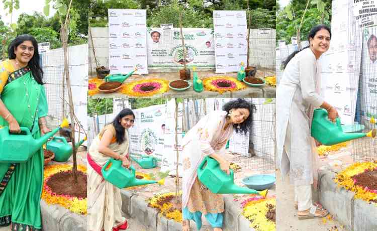 FLO Hyderabad held tree plantation drive as part of government of Telangana’s Haritha Haram Program