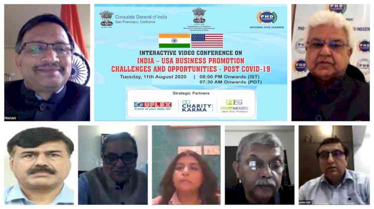 Session on India - USA business promotion, challenges, and opportunities post covid19