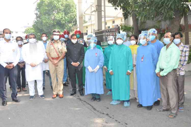 Awareness rally regarding covid pandemic flagged off from DMCH