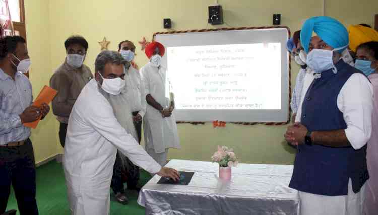 Bharat Bhushan Ashu inaugurates government senior secondary smart school at Village Siarh