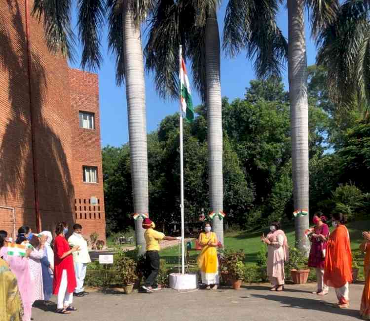 Tricolour unfurled to celebrate 74th Independence Day