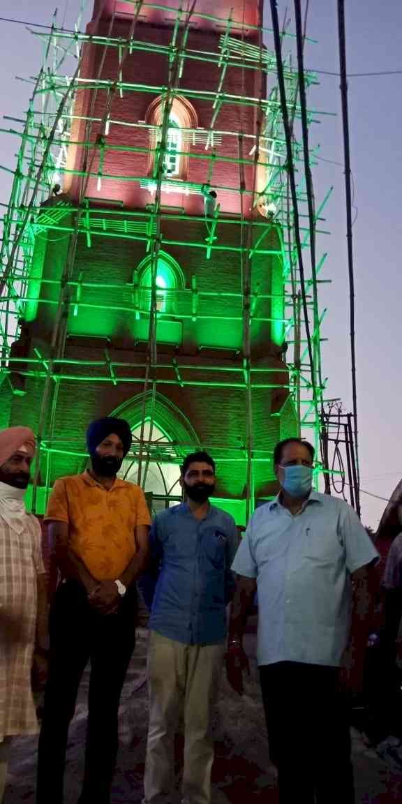 Special lighting being used to project tricolour on historic and iconic Clock Tower for next two days: Mayor 
