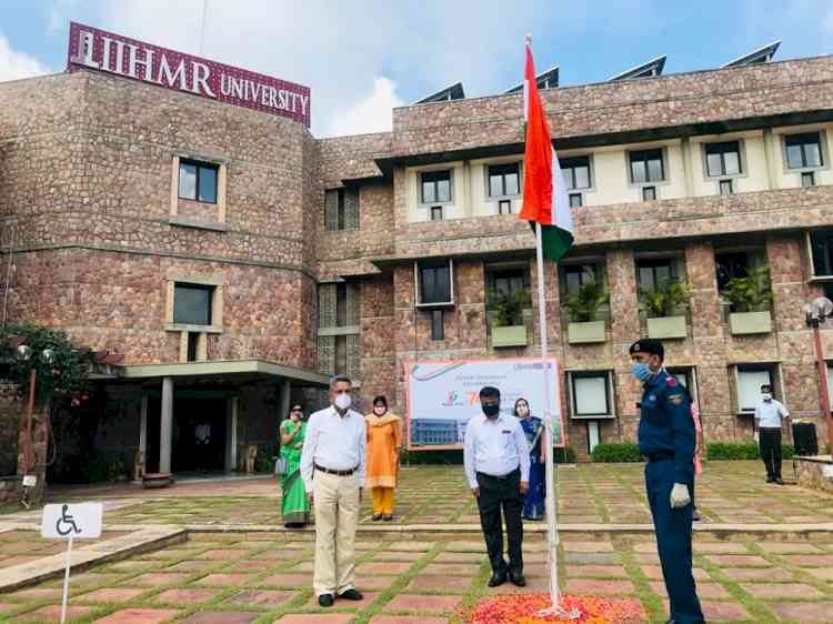 IIHMR University pledges freedom from covid-19 by unveiling prevention guidelines this 74th Independence Day