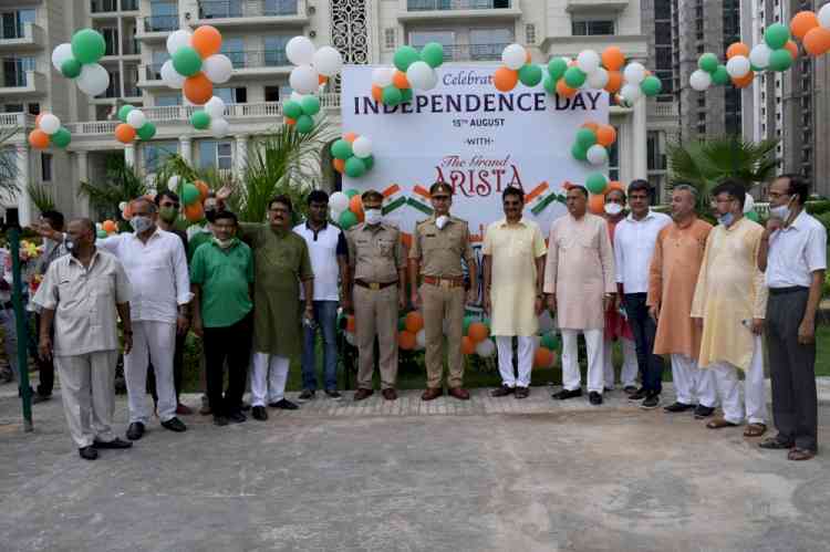 The Grand Arista residents celebrate Independence Day with vigour