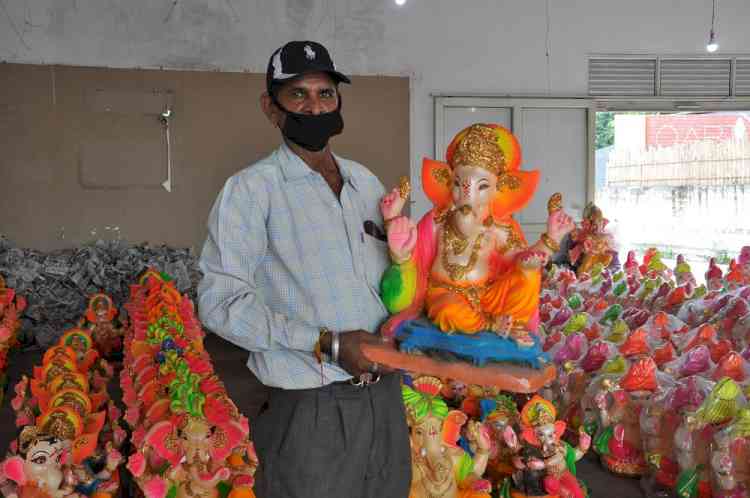 Ganesh Chaturthi: Eco-friendly earthen idols of Ganpati in demand