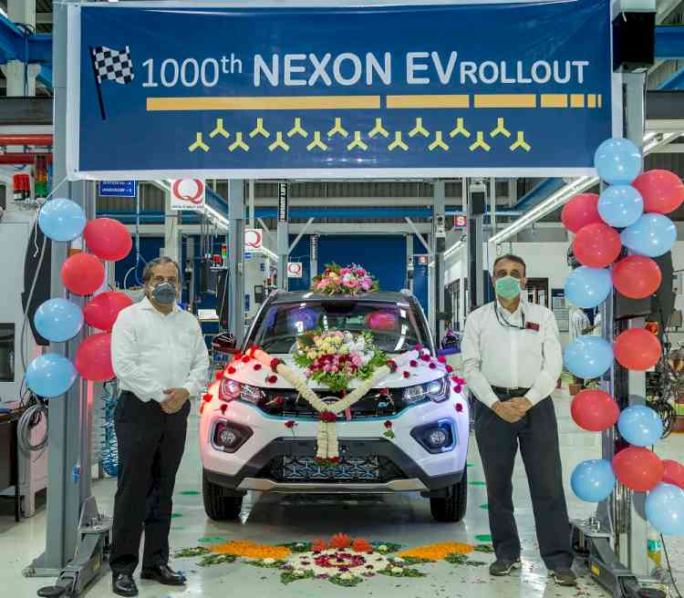 Tata Motors rolls out 1000th Nexon EV 