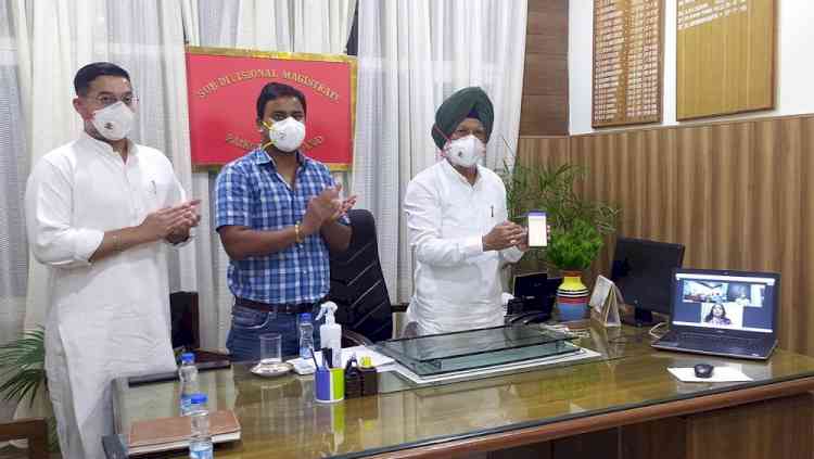 “Home Isolation Ludhiana” mobile app launched by Fatehgarh Sahib MP Dr Amar Singh