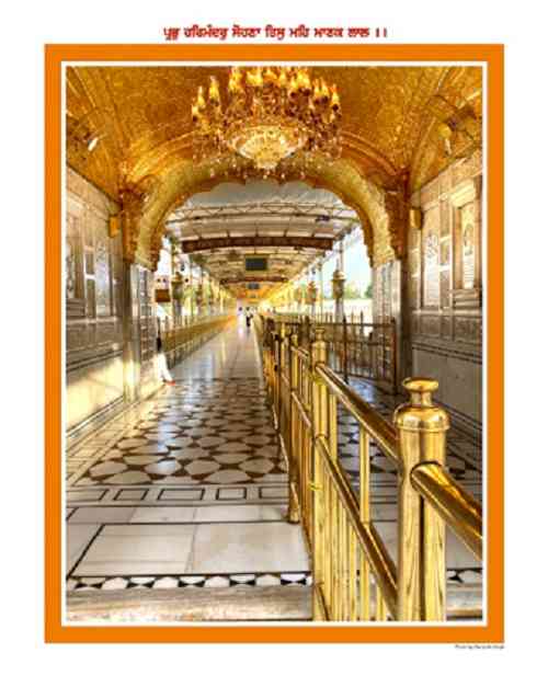 Exclusive picture of Sri Darbar Sahib released on World Photography Day at RGC     