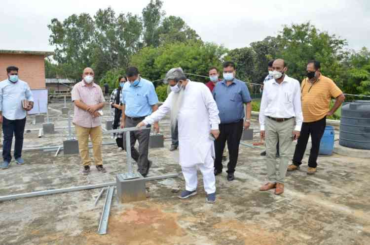 Solar rooftop power plant inaugurated at SCD Government College