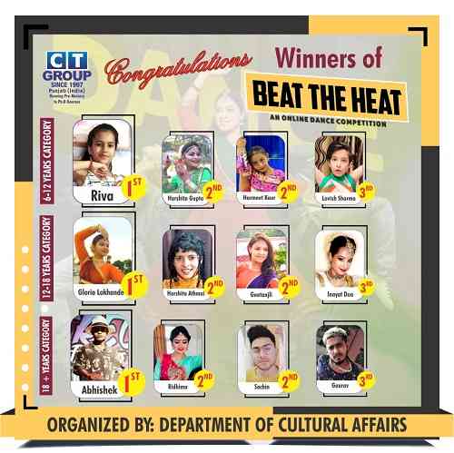 CT Group organises beat the heat online dance competition