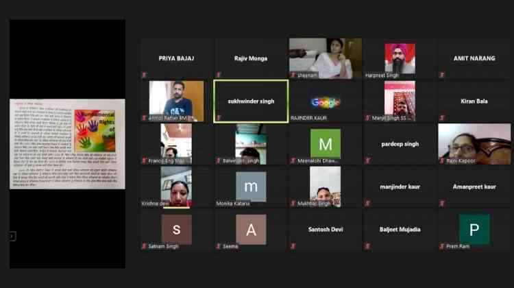 Ferozepur teachers being trained for PAS through webinars
