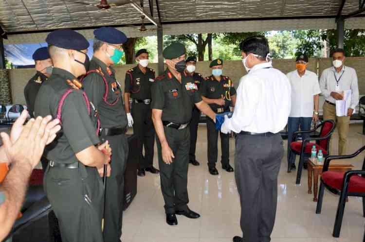 GOC Vajra Corps inspects upgradation of ECHS Polyclinic and ESM Canteen at Hosiarpur, Gurdaspur and Ludhiana Military Station