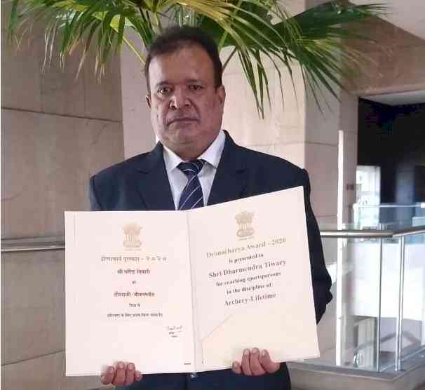 Tata Steel proudly congratulates Dharmendra Tiwary for winning prestigious Dronacharya Award 2020 for Archery-Lifetime