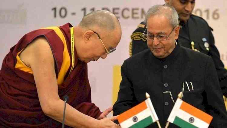 Dalai Lama sends condolence on death of former President  of India Pranab Mukherjee